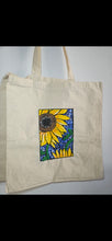 Load image into Gallery viewer, Caja de Arte GIRASOL Canvas tote bag