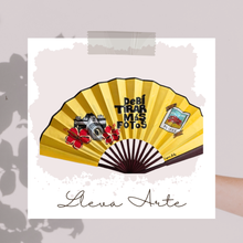 Load image into Gallery viewer, DTMF abanico incluye bolsita en tela satinada
