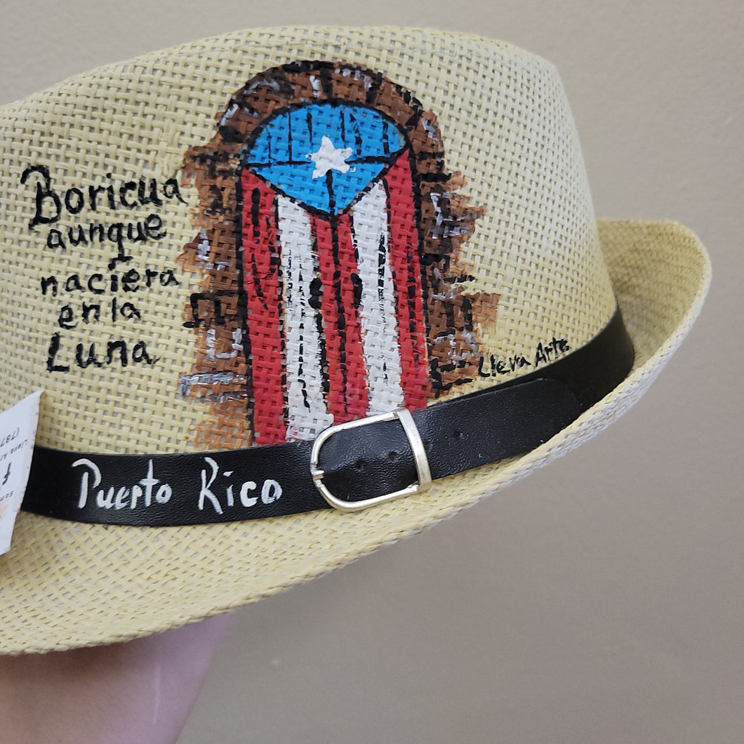 Puerta y bandera Boricua aunque naciera en la Luna