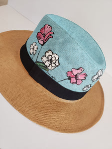 Panama style wide brim