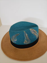 Load image into Gallery viewer, Panama Hat Turquose
